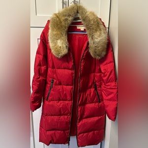 Down and feathers winter jacket